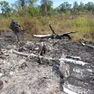 Avioneta boliviana se estrelló y ardió en una estancia de San Carlos del Apa