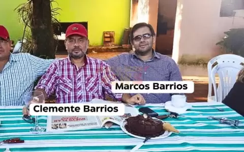 Los hermanos Barrios, dirigentes colorados.