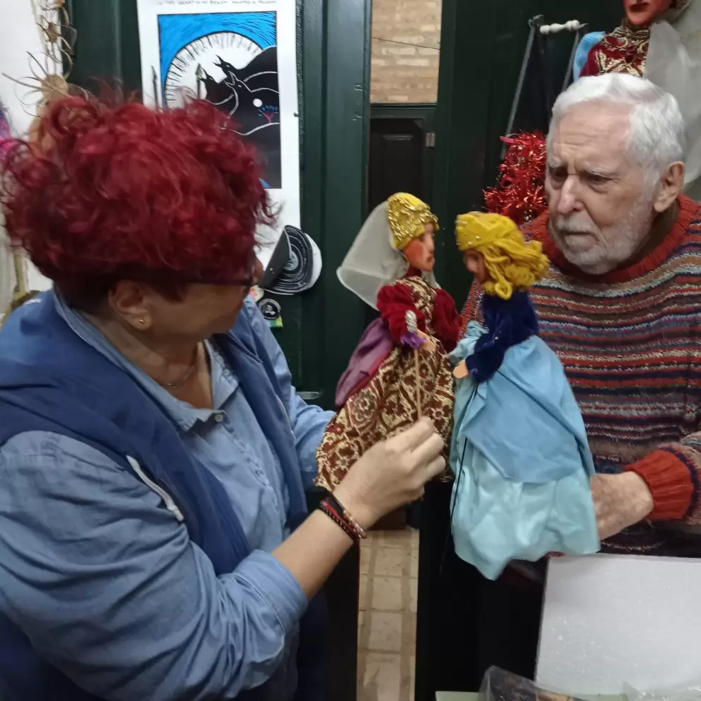 María Victoria Servín Rodas y Juanito Carter. Cortesía