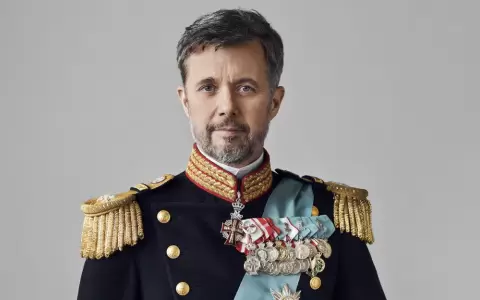 Rey Federico X de Dinamarca.
