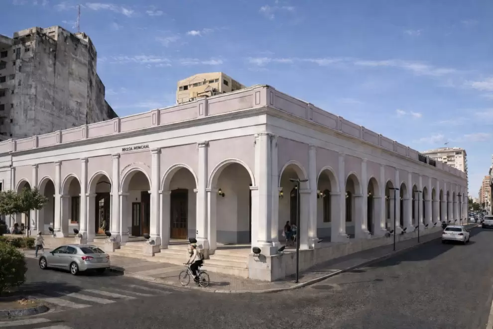 Render de la restauración de La Recova. Cortesía