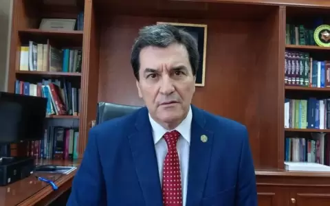 Ministro de la Corte, Gustavo Santander.