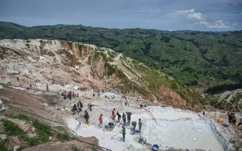 Derrumbe de Mina en el Congo.