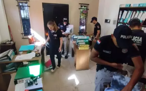 Allanamiento en Asunci�n.