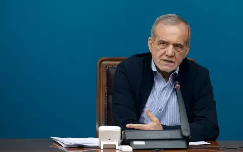 Masud Pezeshkian, presidente de Ir�n.