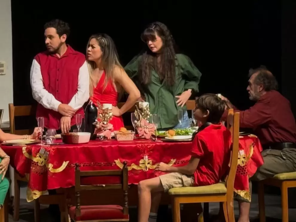 Puesta en escena de "Navidad sin ti".