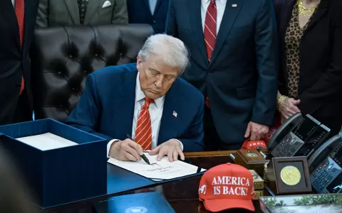 Donald Trump, presidente de los Estados Unidos.