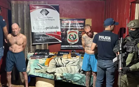 Detienen a dos brasile�os en allanamiento en Capit�n Bado, Amambay.