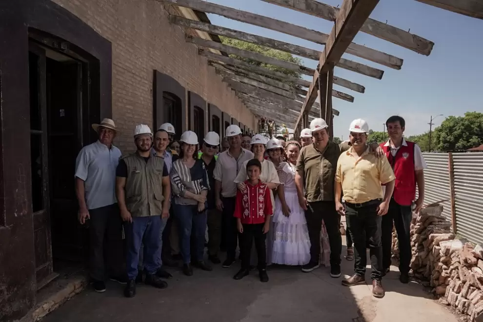 Inicio oficial de las obras de restauraci�n y puesta en valor de la Estaci�n de tren de San Salvador.