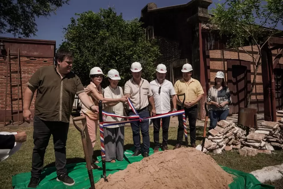 Inicio oficial de las obras de restauraci�n y puesta en valor de la Estaci�n de tren de San Salvador. Cortes�a