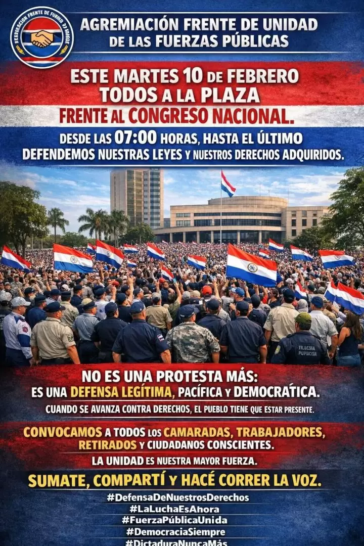 Flyer de la convocatoria en IA.