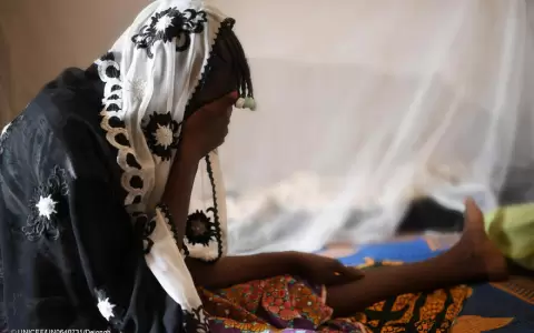 Una mujer de Burkina Faso a la que se le ha practicado mutilaci�n genital femenina.