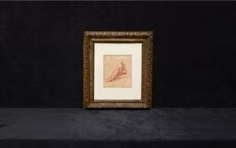 El boceto en tiza roja de Miguel �ngel.