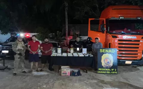 En un golpe simult�neo y de alta precisi�n fue ejecutado en Ciudad del Este por agentes de la Senad.