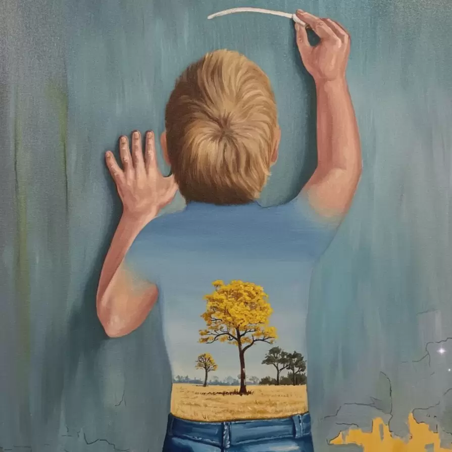 Roberto Mart�nez F�bregas, obra exhibida en la muestra.