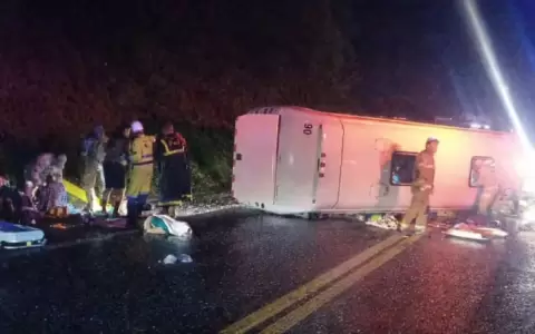 Accidente en Brasil.