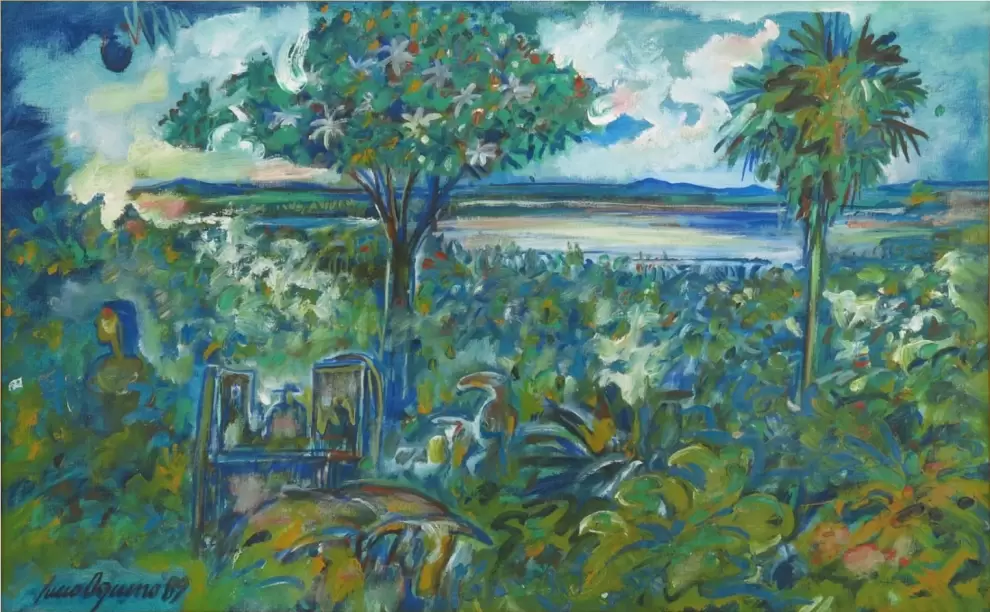 Lucio Aquino, obra que ser� exhibida en la muestra. Cortes�a