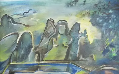 Lucio Aquino, obra que ser� exhibida en la muestra.