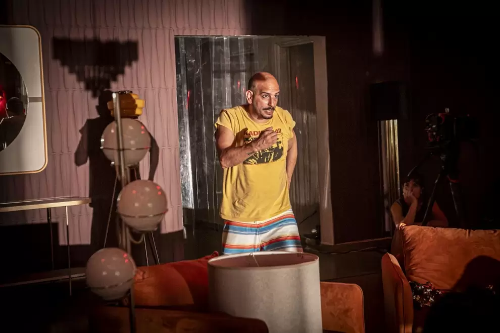 Detrás de escena de "Golpe".