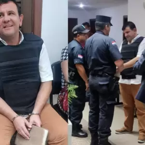 Pastor Insfran, detenido.