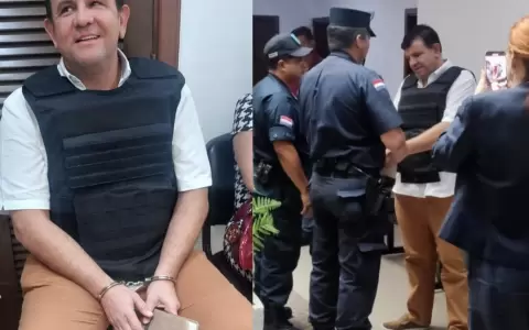 Pastor Insfran, detenido.