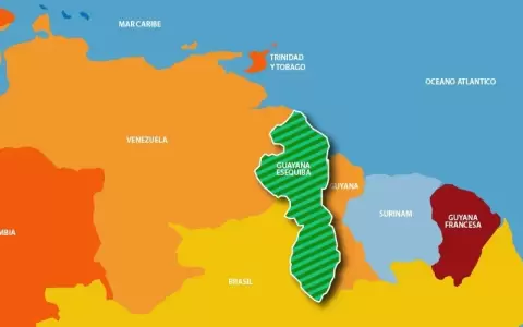Disputa entre Venezuela y Guyana por Esequibo.