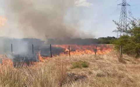Incendios de pastizales.