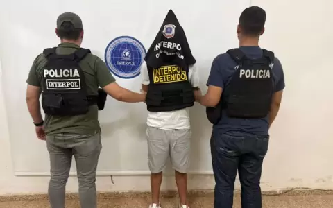 Diego Arnaldo Romero Vega, buscado por la Justicia argentina fue aprehendido por la Interpol.
