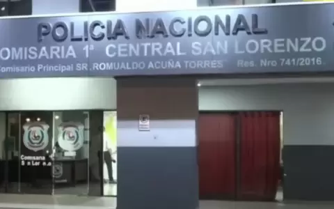 Comisar�a 1� Central de San Lorenzo.