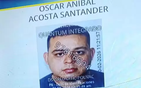 �scar An�bal Acosta Santander, falleci� luego de atacar a tiros a su expareja en una vivienda situada en la zona del Km 8,5 Monday.