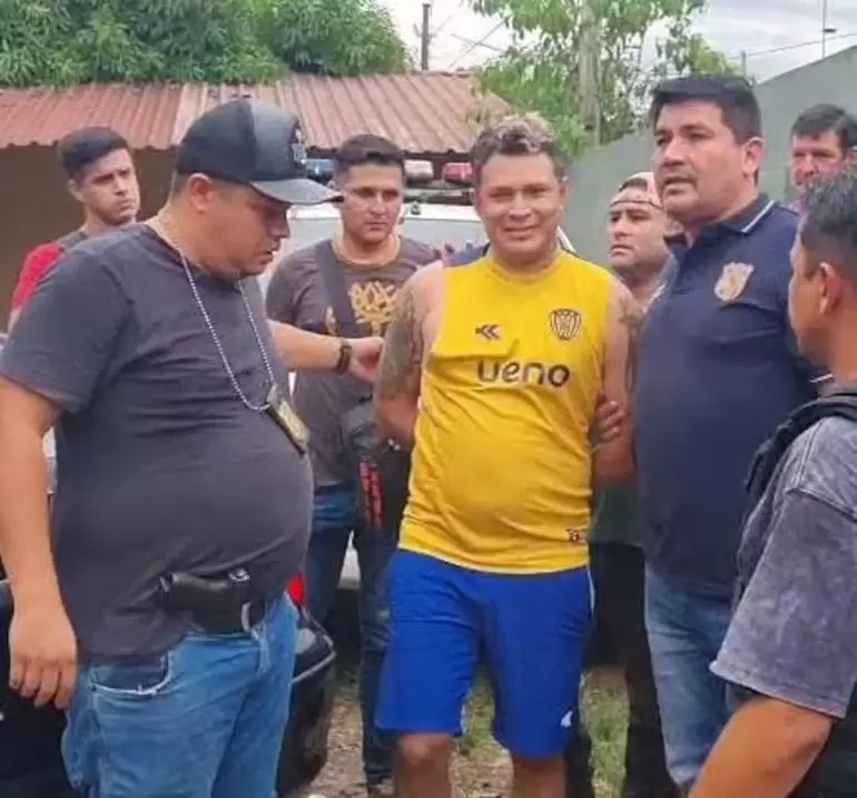 Cae Carlos Antonio Báez Guillén, alias "Lulú", presunto contratante de sicarios en el caso del homicidio de Guillermo Moral. Foto: Gentileza.