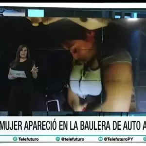 Hallan a una mujer en la baulera de un automóvil en Villa Morra