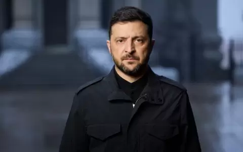 El presidente de Ucrania, Volodimir Zelenski.