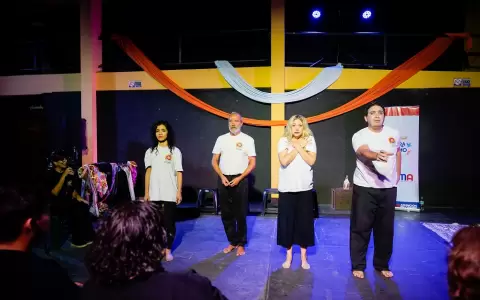 Puesta en escena de "Contame tu historia".