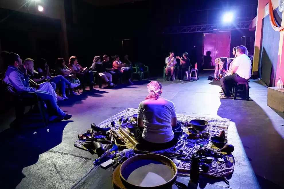 Puesta en escena de "Contame tu historia".