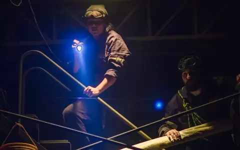 Puesta en escena de ""Uropsilus", la obra teatral dirigida por Ana Mello