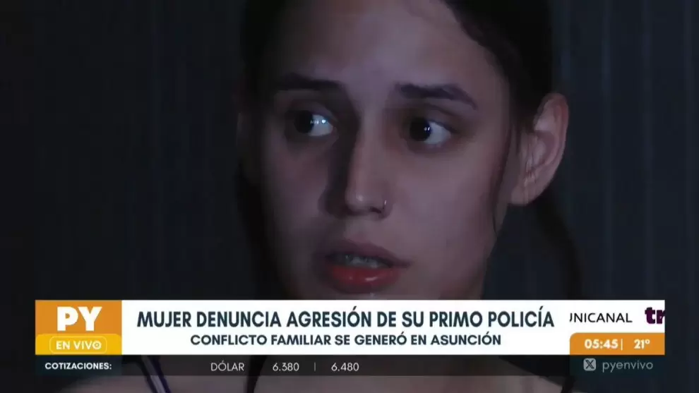 La mujer denunci� haber sido agredida f�sicamente por su primo, un suboficial de Polic�a,por un conflicto relacionado con la delimitaci�n de propiedad