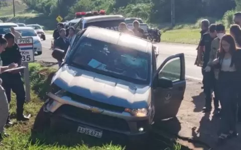 Ins�lito y fatal accidente en ruta, en Itap�a.