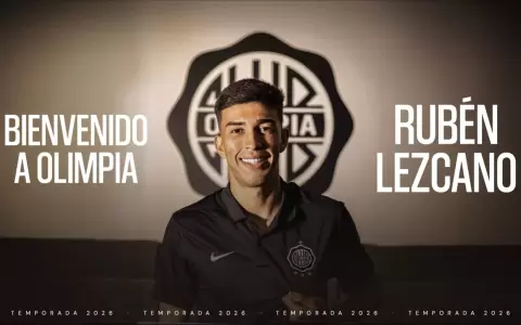 Olimpia oficializa a Rub�n Lezcano