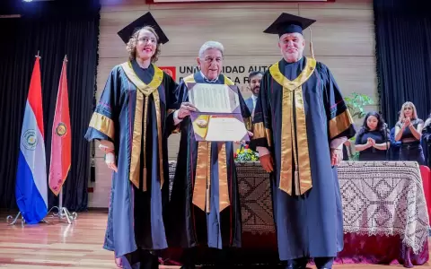 Nadia Czeraniuk, Feliciano Acosta Alcaraz y Helmut Schaefer.