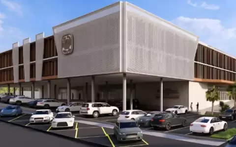 Maqueta de lo que ser� el futuro Hospital Nacional de Itaugu�.