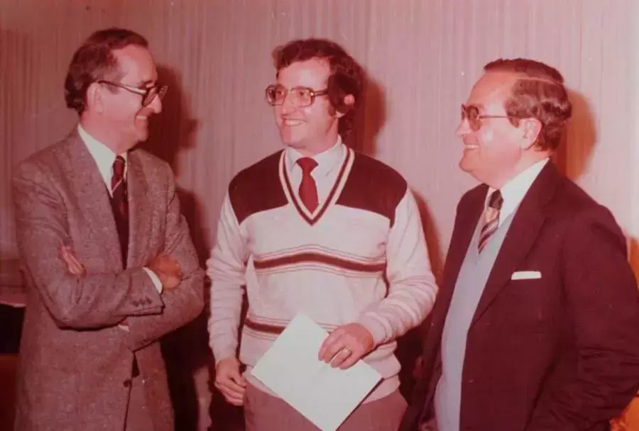 Enrique Bordenave, Alfredo Seiferheld y Jer�nimo Irala Burgos. Cortes�a