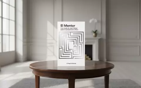 Tapa de "El mentor", primera obra del periodista y escritor paraguayo Jos� Zalazar.