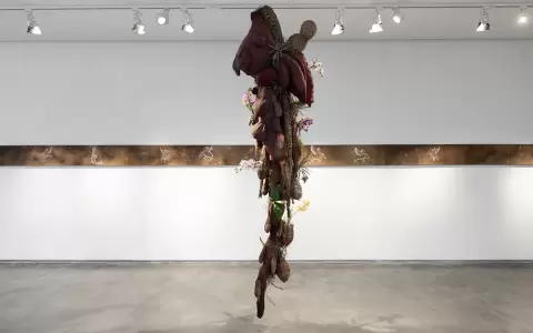 Andr�s Paredes, obra exhibida en la muestra.