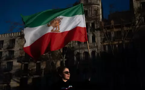 Manifestaci�n por un cambio de r�gimen en Ir�n.