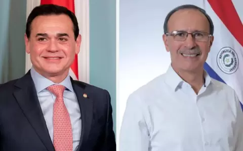 Rub�n Ram�rez Lezcano y el gral. �scar Gonz�lez.