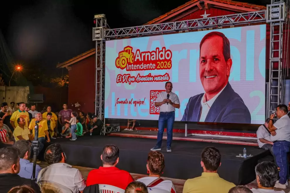 Acto político de Arnaldo Samaniego.