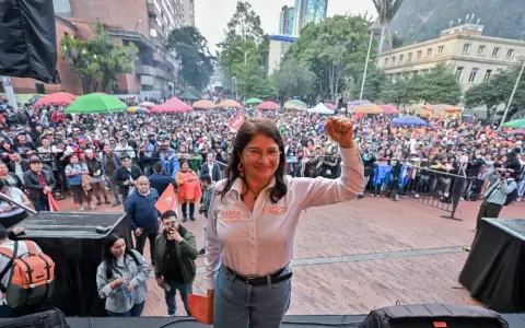 Sandra Ram�rez, candidata al Senado de Colombia por el partido Fuerza Ciudadana.