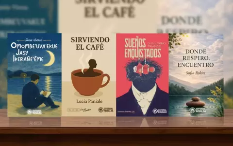 Tapas de los libros que ser�n presentadas en la feria.