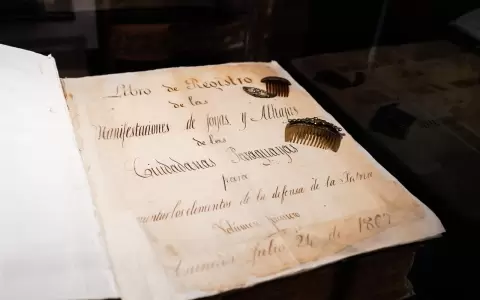 Obra documental de la muestra  "Una joya en plena guerra".
